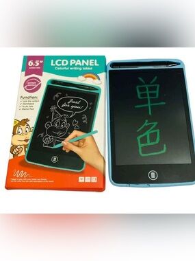 LCD Writing Tablet - Blue Colorful Electronic Drawing Pad